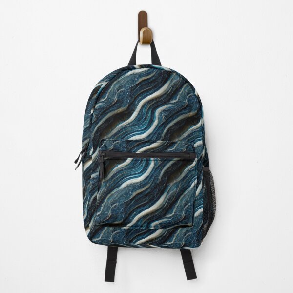 Item preview, Oceanic blue marble pattern, Intricate marbling pattern designed and sold by TreasuryOE.