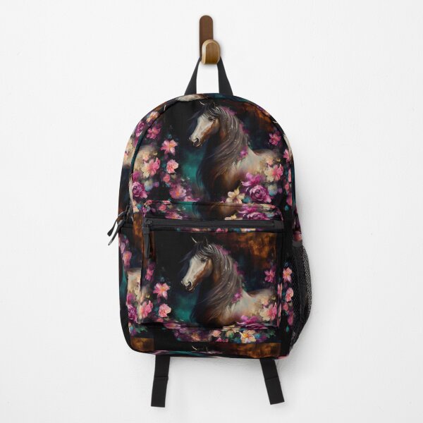 Vista previa del artículo con la obra «Caballo de Paso Fino en Flores», diseñado y vendido por curiouswonder.