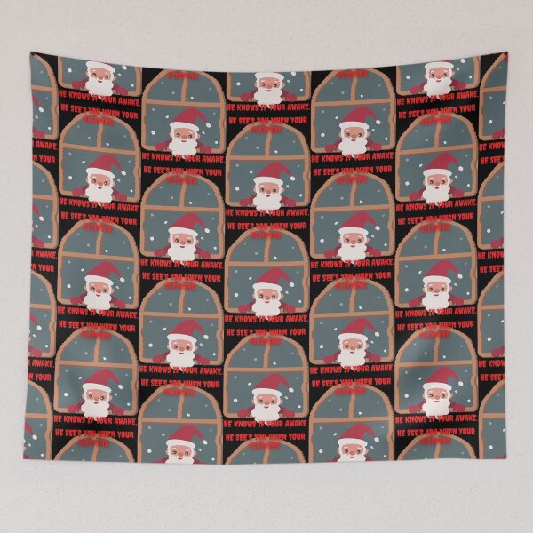 Item preview, Funny Spooky Santa designed and sold by HeatherAP.