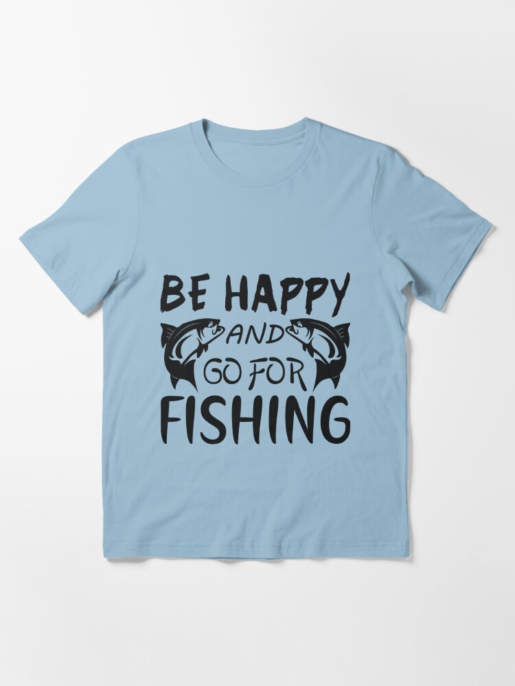 Keep calm and carry on Fishing'. - Funny mens Fishing T-shirt. S-XXL
