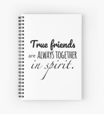Cuaderno de espiral Anne of Green Gables: los verdaderos amigos siempre están juntos