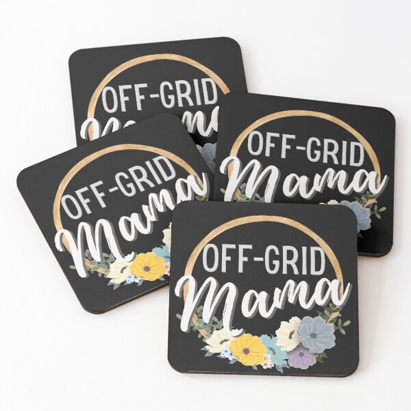 Item preview, Off Grid Mama with Pretty Flowers designed and sold by AloraDawnEve.