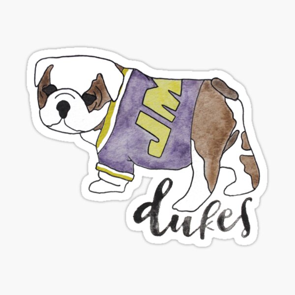 Watercolor Duke Dog Sticker