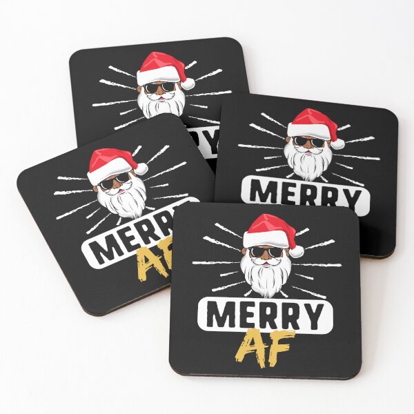 Item preview, Merry AF Funny Melanin Black Santa Claus Sunglasses Christmas designed and sold by QueenOfPrint.