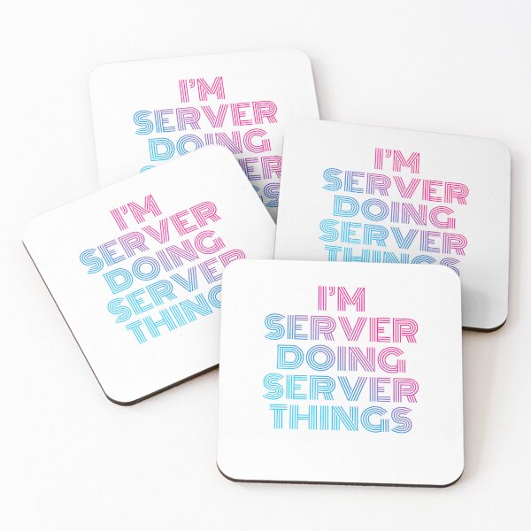 Item preview, I'm Server Doing Server Things Retro Neon designed and sold by SVPOD.