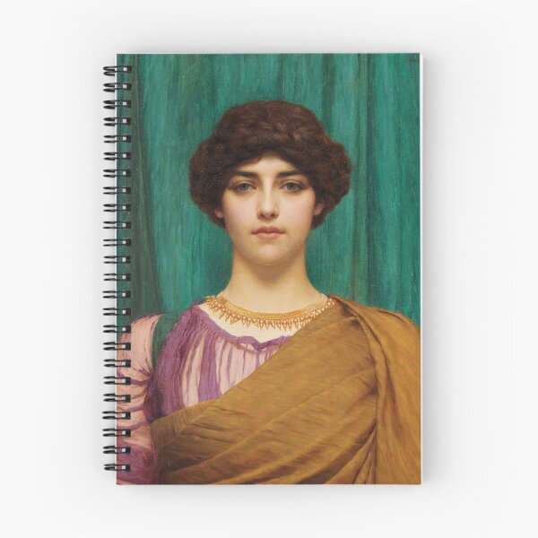 Item preview, A Pompeian Lady | John William Godward | 1901 Aesthetic Art designed and sold by CJET.