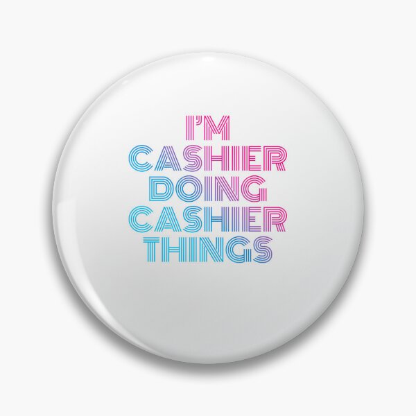 Item preview, I'm Cashier Doing Cashier Things Retro Neon designed and sold by SVPOD.