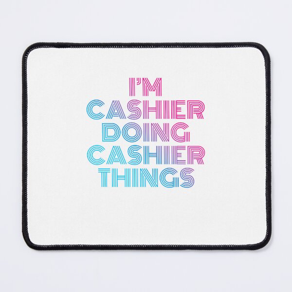 Item preview, I'm Cashier Doing Cashier Things Retro Neon designed and sold by SVPOD.