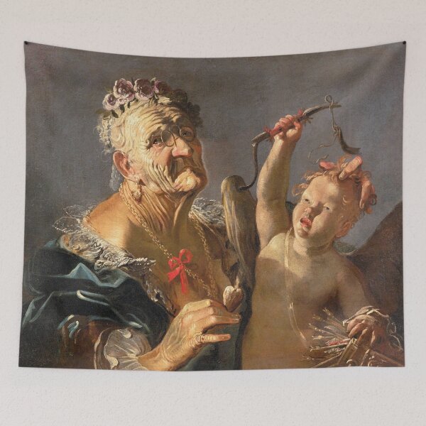 Item preview, Allegory of Old Age | Lombard Art | 1725 Italian Art designed and sold by CJET.