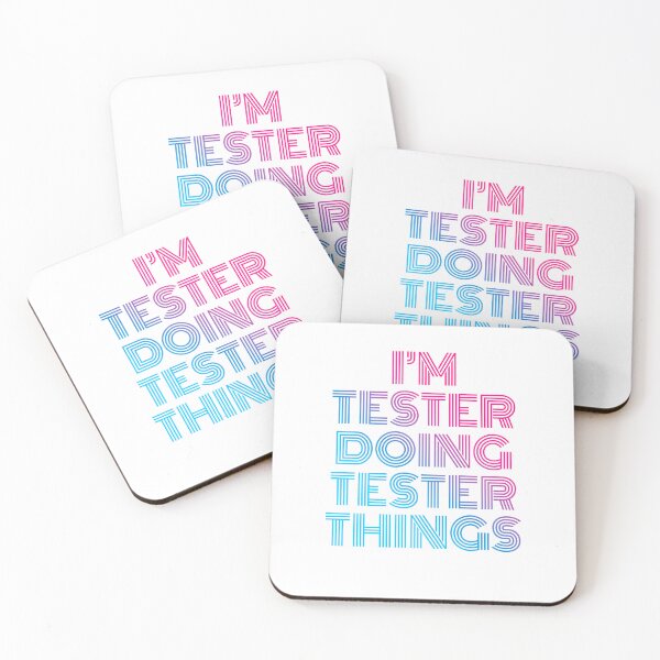 Item preview, I'm Tester Doing Tester Things Retro Neon designed and sold by SVPOD.