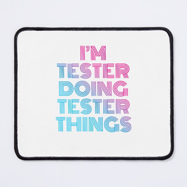 Item preview, I'm Tester Doing Tester Things Retro Neon designed and sold by SVPOD.