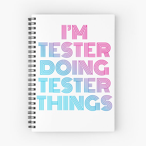 Item preview, I'm Tester Doing Tester Things Retro Neon designed and sold by SVPOD.