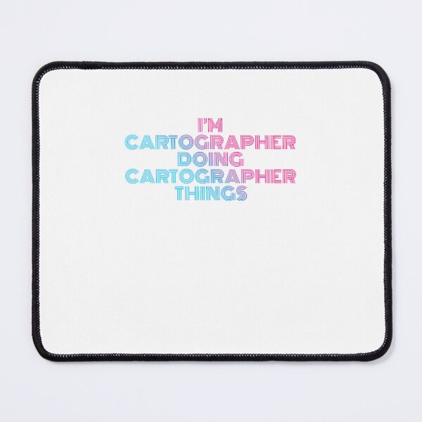 Item preview, I'm Cartographer Doing Cartographer Things Retro Neon designed and sold by SVPOD.