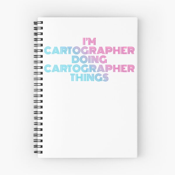 Item preview, I'm Cartographer Doing Cartographer Things Retro Neon designed and sold by SVPOD.
