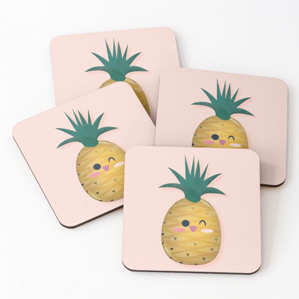Artikelvorschau, Blinkende Ananas auf Pink entworfen und verkauft von Latoblooms.