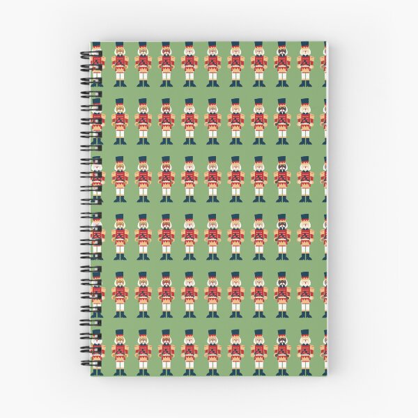 Item preview, International Nutcrackers on Green - Graphic Christmas Holiday Design designed and sold by PaperViewStore.