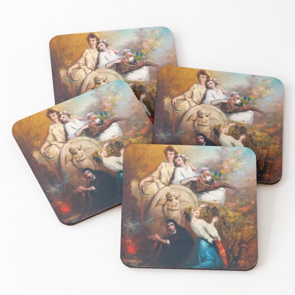 Item preview, Allegory of the Four Seasons | Jules Ronsin | 1930 Aesthetic Art designed and sold by CJET.