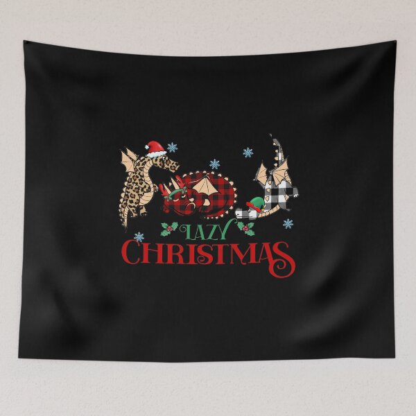 Item preview, Lazy Christmas - Very Cool Dragon - Gift For Xmas Dragon Lover designed and sold by Myth-Creatures.