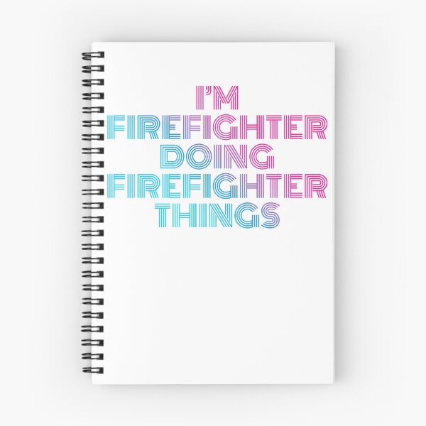 Item preview, I'm Firefighter Doing Firefighter Things Retro Neon designed and sold by SVPOD.
