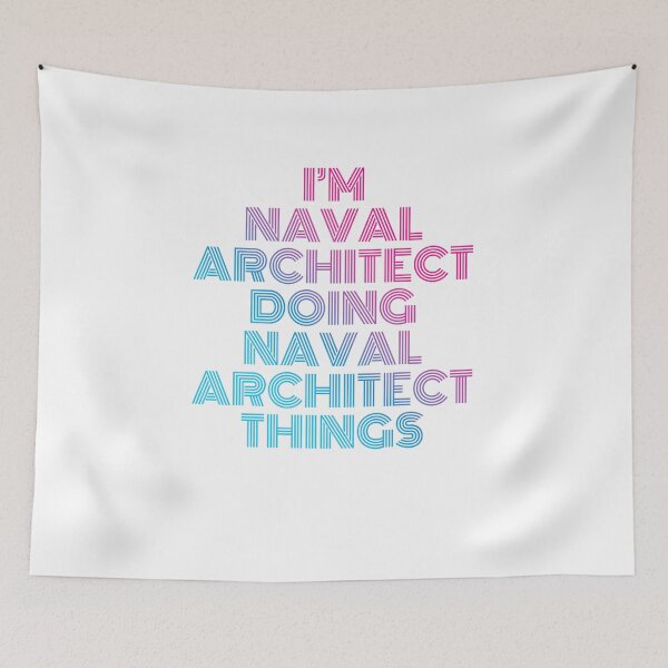 Item preview, I'm Naval Architect Doing Naval Architect Things Retro Neon designed and sold by SVPOD.