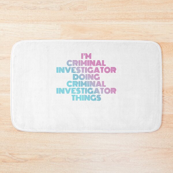 Item preview, I'm Criminal Investigator Doing Criminal Investigator Things Retro Neon designed and sold by SVPOD.