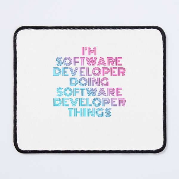 Item preview, I'm Software Developer Doing Software Developer Things Retro Neon designed and sold by SVPOD.