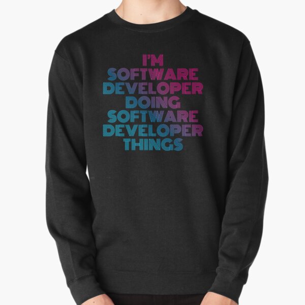 Item preview, I'm Software Developer Doing Software Developer Things Retro Neon designed and sold by SVPOD.
