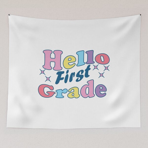 Item preview, Hello First Grade designed and sold by MarioMall01.