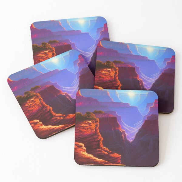 Item preview, Grand Canyon National Park Ethereal digital painting with Dramatic Coloring 2 designed and sold by DiatomDesigns.