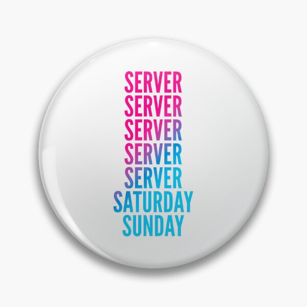 Item preview, Server work week for Servers designed and sold by SVPOD.