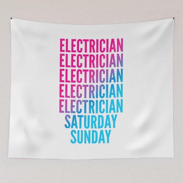 Item preview, Electrician work week for Electricians designed and sold by SVPOD.