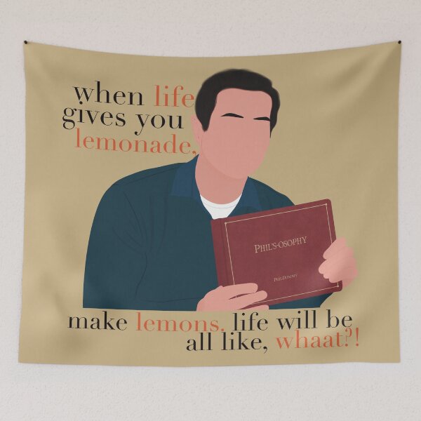 Item preview, Modern Family Phil Dunphy When Life Gives You Lemonade Make Lemons Phil's-Osophy Meme Fan Art designed and sold by senaeksi.