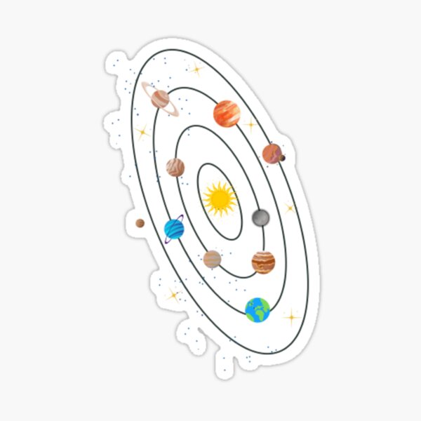 Solar System Planets Sticker For Sale By Tardif83 Redbubble