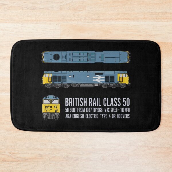 Item preview, British Rail Class 50 Train Hoovers Locomotive Diagrams Gift designed and sold by Maljonic.