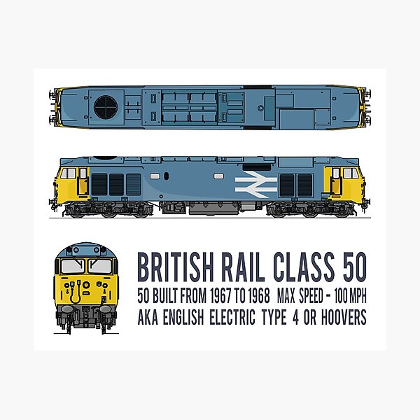 British Rail Class 50 Photographic Prints for Sale | Redbubble