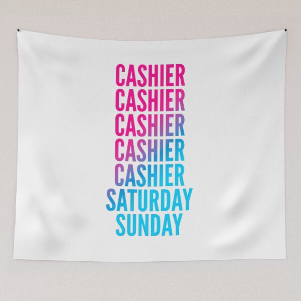 Item preview, Cashier work week for Cashiers designed and sold by SVPOD.
