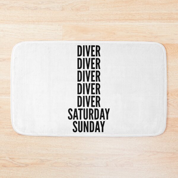 Item preview, Diver funny workweek for Divers designed and sold by SVPOD.