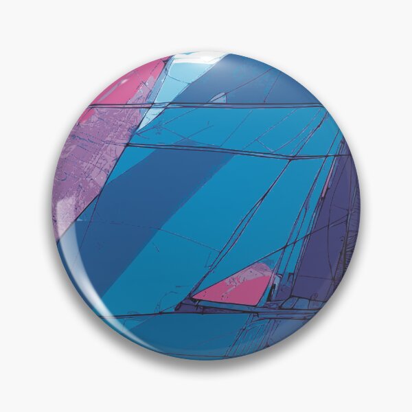 Item preview, Sailboating Abstract Illustration Violet Blue designed and sold by Nonshape.