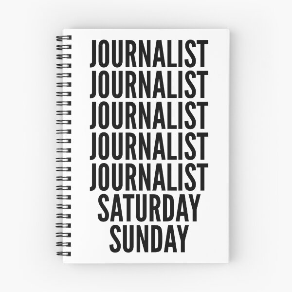 Item preview, Journalist funny workweek for Journalists designed and sold by SVPOD.
