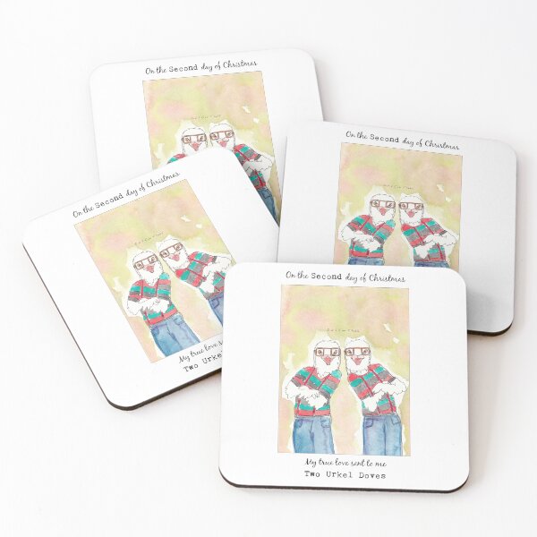 Item preview, Two Urkel Doves designed and sold by Jen Payne.
