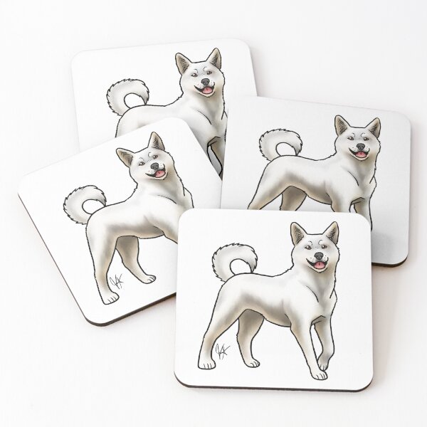 Item preview, Korean Jindo - White designed and sold by Jennifer Stolzer.