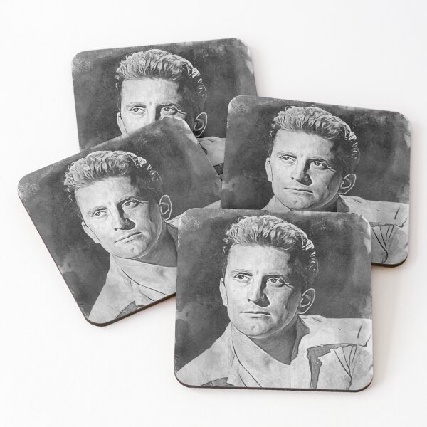 Item preview, Kirk Douglas Art - watercolor bw - D32 designed and sold by DecoVintage.