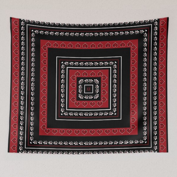 Item preview, The red-and-black pattern  designed and sold by fuzzyfox.