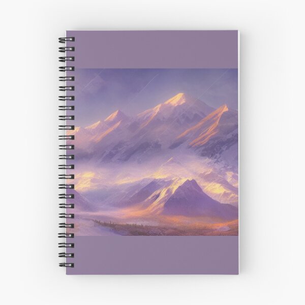 Item preview, Denali National Park Ethereal digital painting with Dramatic Coloring 1 designed and sold by DiatomDesigns.