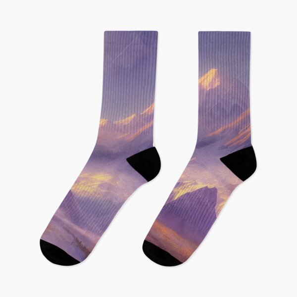 Item preview, Denali National Park Ethereal digital painting with Dramatic Coloring 1 designed and sold by DiatomDesigns.