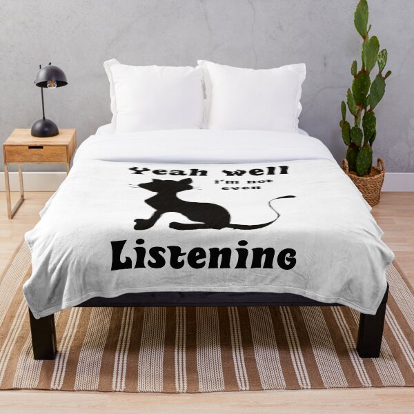 Item preview, Cats Not Listening Funny Pets Meme designed and sold by PlanetMonkey.