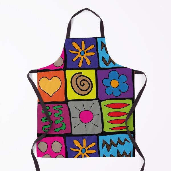Item preview, Quadrados coloridos com desenhos diversos divertidos designed and sold by GirlaineSQ.
