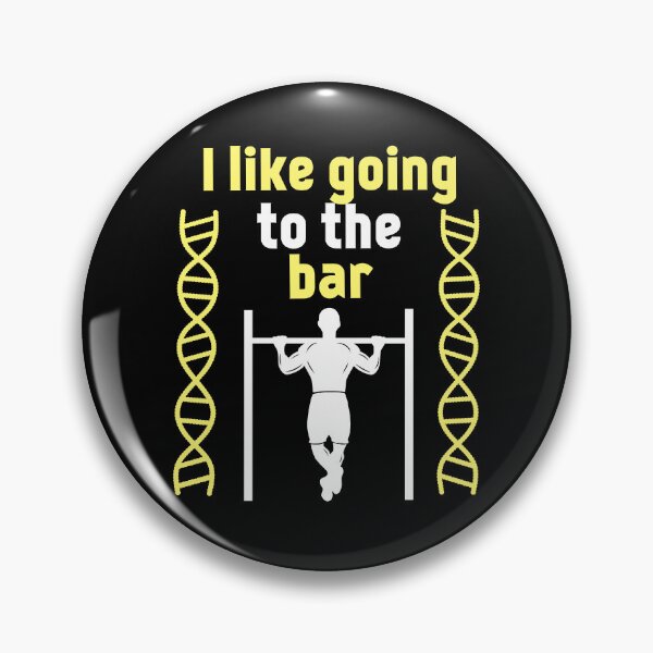 Item preview, I Like Going To The Bar : Fitness Calisthenics Pull Up Bar designed and sold by EnzoVectorism.