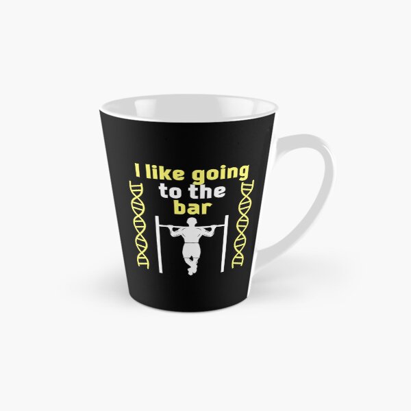 Item preview, I Like Going To The Bar : Fitness Calisthenics Pull Up Bar designed and sold by EnzoVectorism.