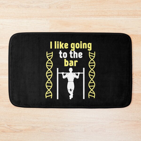 Item preview, I Like Going To The Bar : Fitness Calisthenics Pull Up Bar designed and sold by EnzoVectorism.